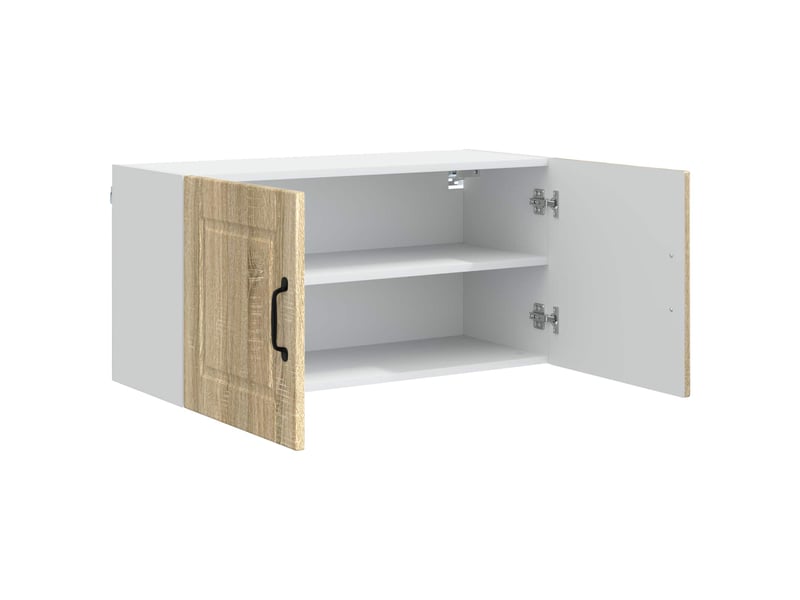  Meuble mural de cuisine, armoire de cuisine chêne sonoma 80x31x40cm shl9590  - Conforama E