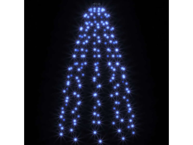  Guirlande lumineuse d'arbre de noël 150 led bleu 150 cm  - Conforama E