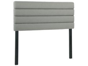 Tete de lit largeur 10 cm B3289 gris