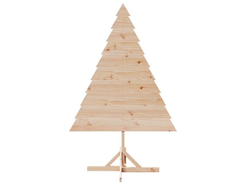  Arbre de noël, sapin de noël en bois pour décoration 180 cm bois massif  - Conforama C