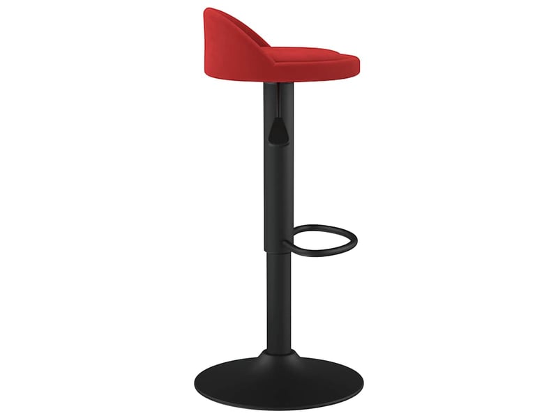  Tabouret de bar, chaise de bar rouge bordeaux velours shl44572  - Conforama D