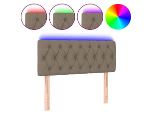 Tete de lit A poser largeur 90 cm taupe