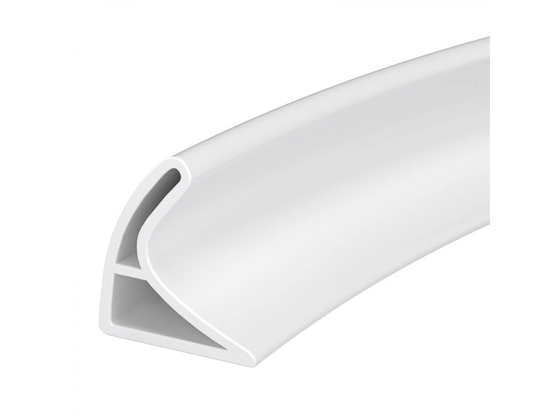 Bande étanche en silicone pour évier, bande étanche de douche pliable, bande étanche de cuisine (blanc, 150 cm) - Conforama A