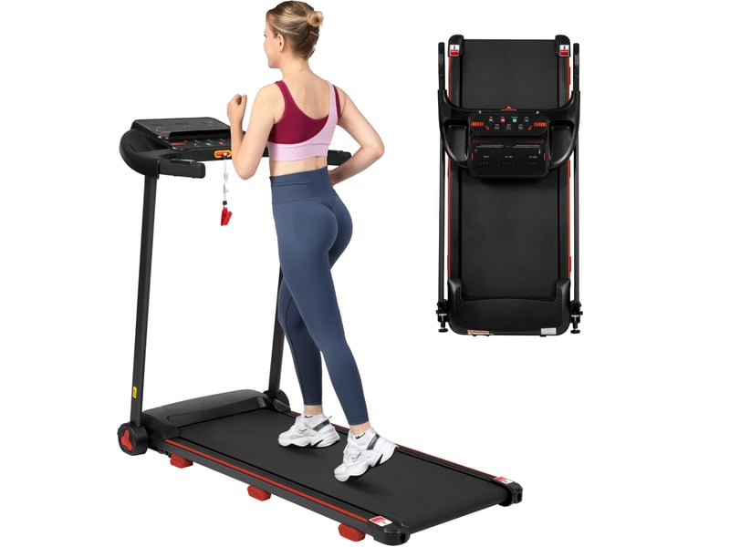  Tapis de course pliable 3 cv, 14 km/h, inclinaison 8 %, bluetooth, 120 kg  - Conforama A