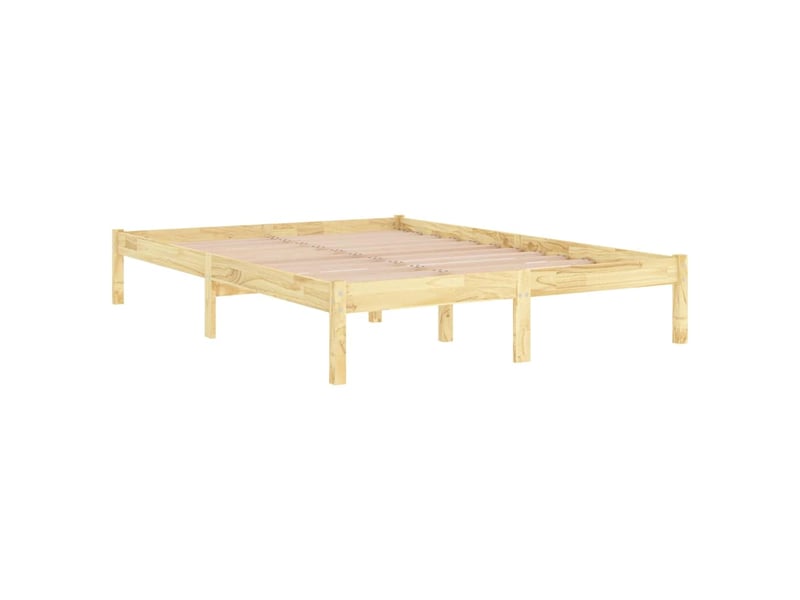  Lit double- lit adulte -  cadre de lit sans matelas bois massif  - Conforama B