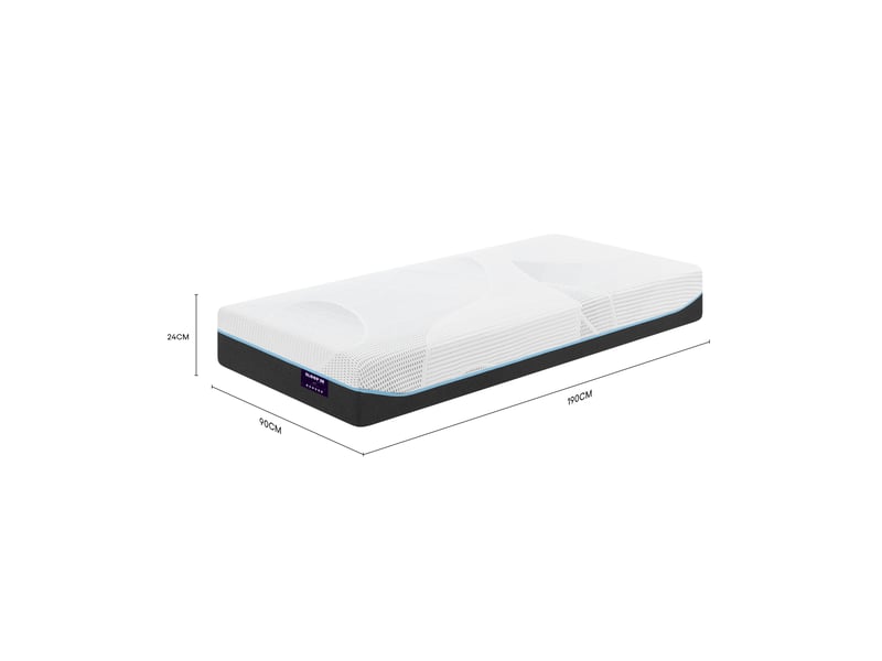 Matelas Ressorts + latex 90x190 cm  - Conforama H