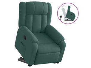 Fauteuil fixe  <strong></strong> Tissu vert