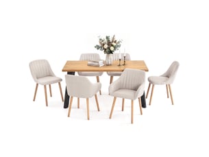 Ensemble table rectangulaire 6 chaise(s) <strong>GOEURVANT</strong> <strong></strong>