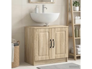 Meuble sous lavabo de salle de bain utrecht chêne sonoma cf64932