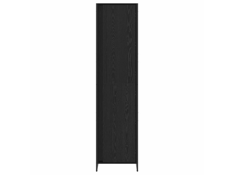  Garde-robe chambre, armoire de rangement chêne noir 50x50x200 cm bois d'ingénierie  - Conforama E