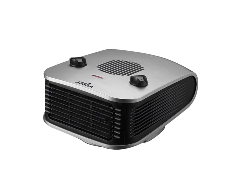  Chauffage soufflant horizontal ABRILA Ardor 2000 W argent et noir, 2 puissances, 3 fonctions, thermostat réglable et sécurité surchauffe 226322010 - Conforama A