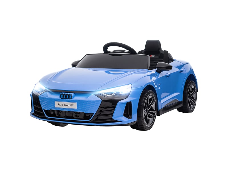 Voiture électrique enfant audi rs e-tron gt, 12 v, vitesse max. 5 kmh, télécommande parentale, effets lumineux et sonores - Conforama B