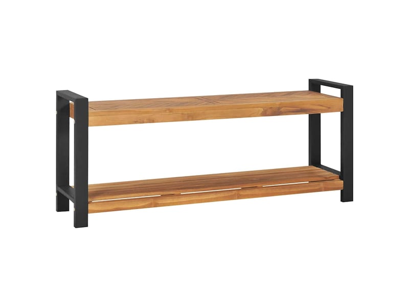  Banc d'entrée, banc d'intérieur 120 cm bois de teck solide shl71334  - Conforama B