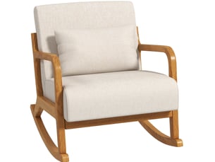 Fauteuil fixe MODENVIE Tissu beige vendu A l'unité