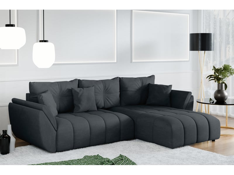 Canapé méridien antalya canapé d angles convertible graphite Antalya - Conforama B