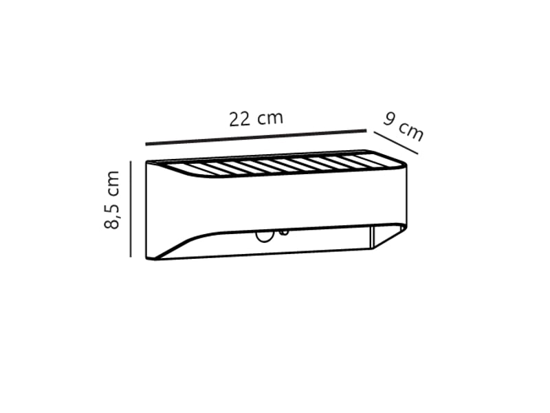  Applique murale extérieur solaire, marcellio 22 en aluminium noir, ip54, nordlux 2618001003 - Conforama E