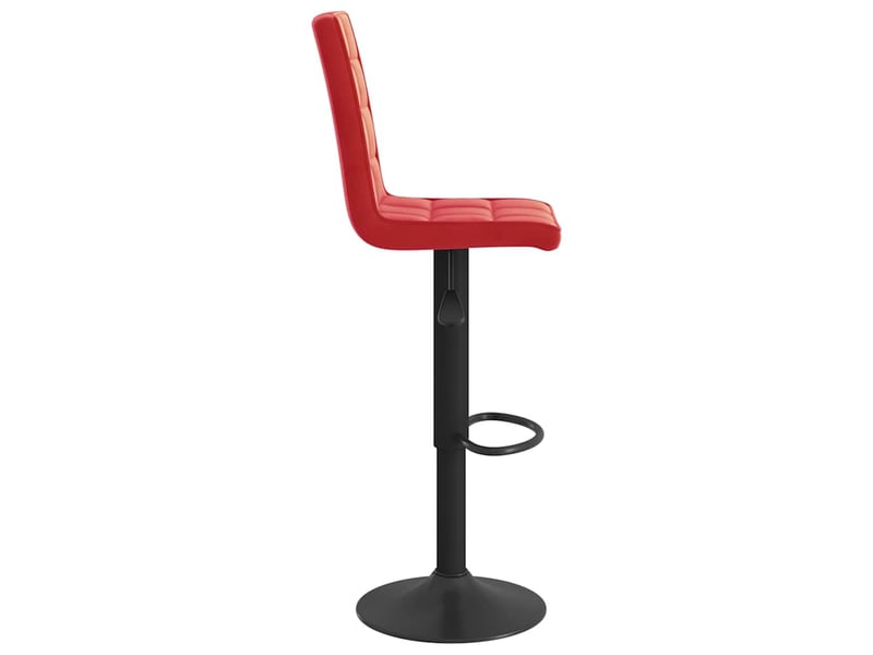  Lot de 2 tabouret de bar, chaise de bar rouge bordeaux velours shl57686  - Conforama E