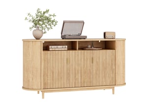 Buffet 3 porte(s) CHICFURN - 140 cm coloris naturel