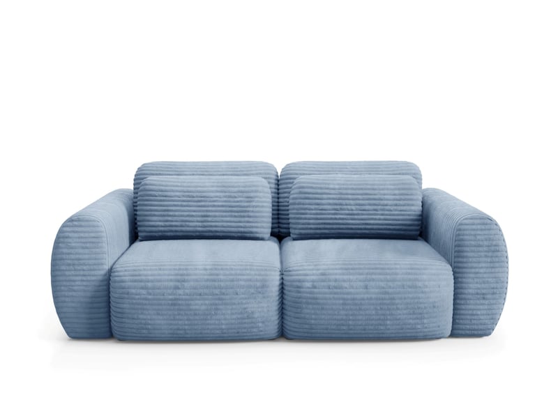  Canapé convertible premium cloud bleu  - Conforama A