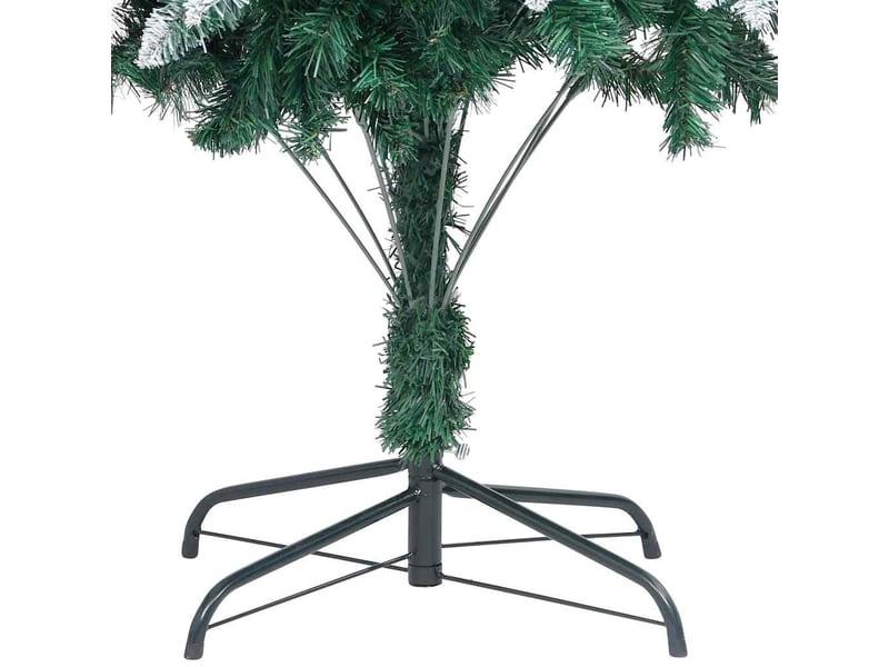  Sapin de noël, arbre de noël avec pommes de pin et neige blanche 240 cm  - Conforama E