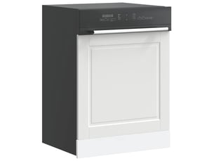 Panneau de lave-vaisselle blanc 60x1,5x57cm