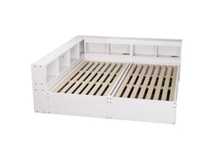Lit banquette 180x200 cm <strong></strong> <strong></strong> coloris blanc