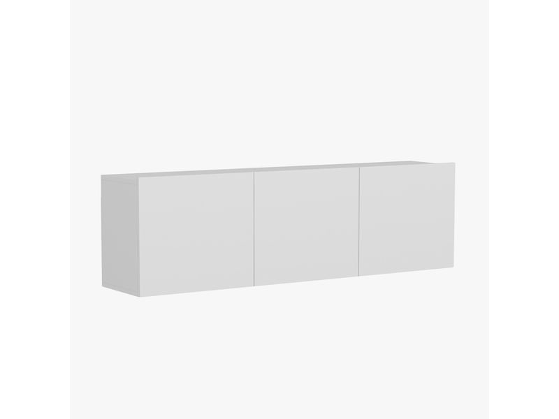  Meuble tv 3 portes blanc  - Conforama A