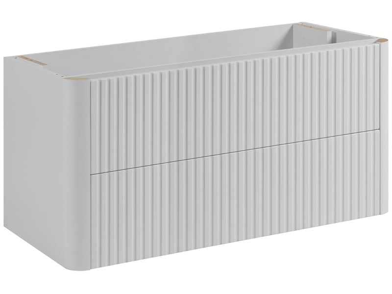  Meuble sous vasque suspendu linea 100 cm blanc  - Conforama A