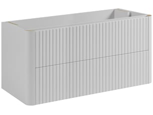 Meuble sous vasque suspendu linea 100 cm blanc
