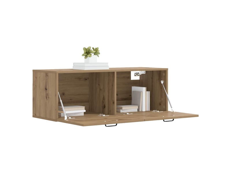  Meuble mural, meuble de rangement salon 100 x 36,5 x 35 cm bois d'ingénierie shl7136  - Conforama C