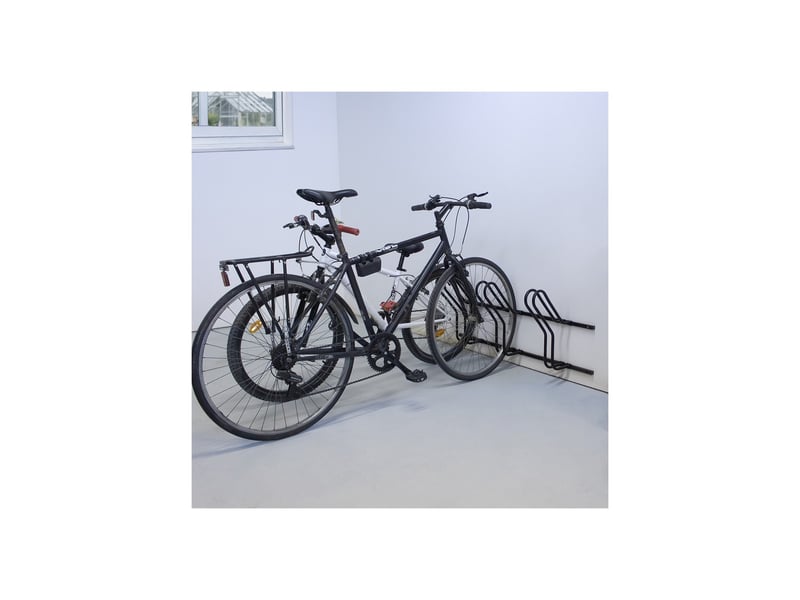  Râtelier 3 vélos cyclo en métal noir 107 x 48 x 29,5 cm  - Conforama E