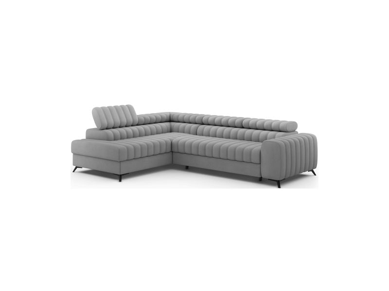  Canapé d'angle collection kanedojo coloris gris  - Conforama D