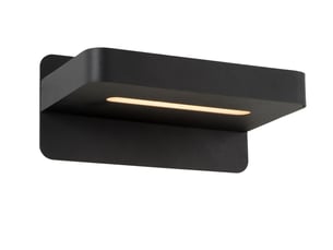 Lampe de chevet applique mural led 1x6w 3000k 350 lm noir - lucide - atkin