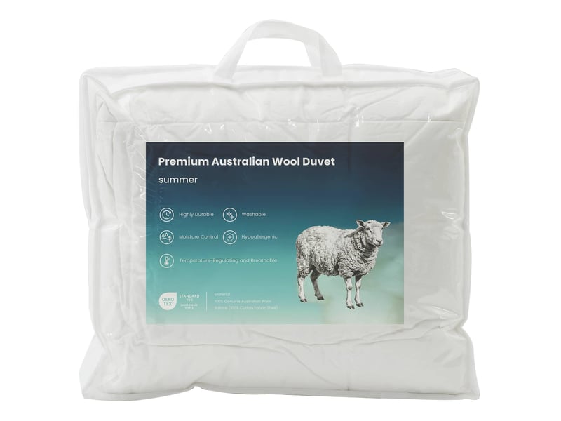  Ensemble de couette et d'oreiller 3 pcs - duvet 200x200 cm été 140 gsm  - Conforama E