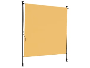 Store enrouleur, store roulant extérieur sable 120 x 270 cm cf47536