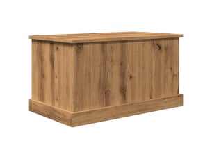 Boîtes de rangement chêne artisanal 70x40x38 cm bois ingénierie