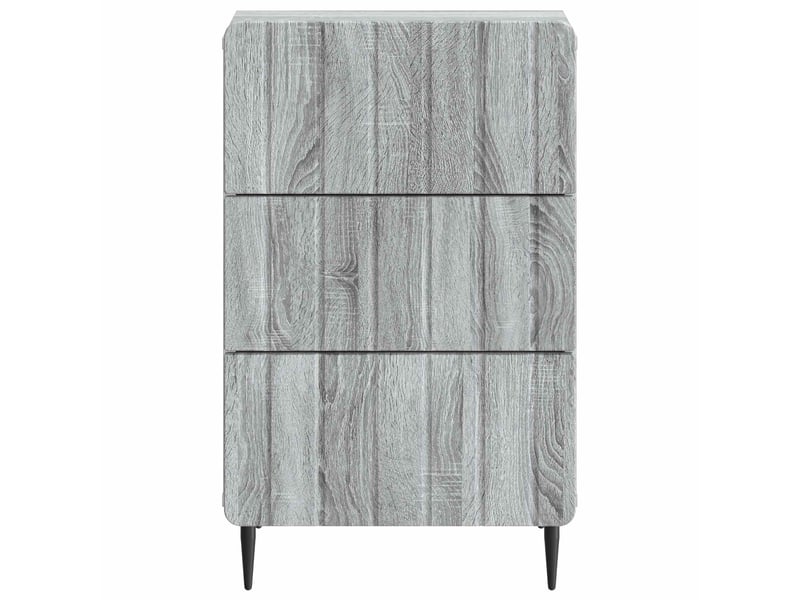  Table de chevet - cabinet de chevet - table de nuit sonoma gris 43 x 41 x 68 cm bois d'ingénierie  - Conforama D