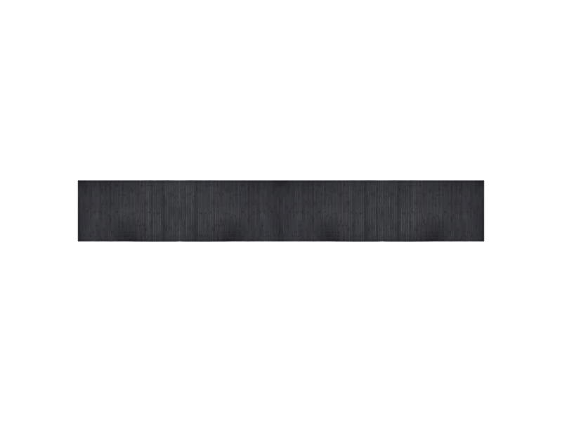  Tapis rectangulaire en bambou gris 60x400 cm - comfortxl 376730 - Conforama A