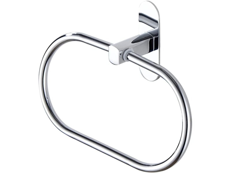  Anneau porte-serviettes en acier inoxydable porte-serviettes ovale fixé au mur, porte-serviettes de salle de bain porte-serviettes ovale  - Conforama C