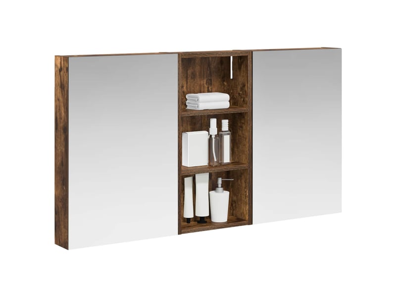  Ensemble de meubles de salle de bain 3 pcs 110x10.5x60.5 cm shl89  - Conforama C