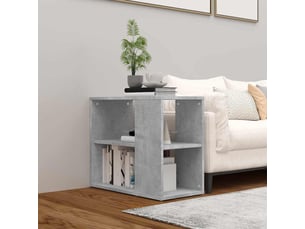 Buffet - armoire latérale gris béton 60x30x50 cm aggloméré