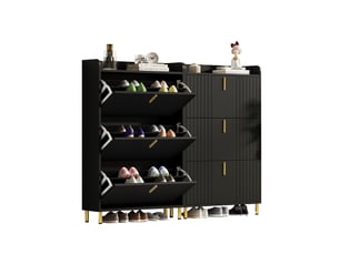 Meuble à chaussures 36 paire(s)  ULEVR   coloris noir