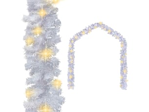 Guirlande de noël avec lumières led 5 m blanc