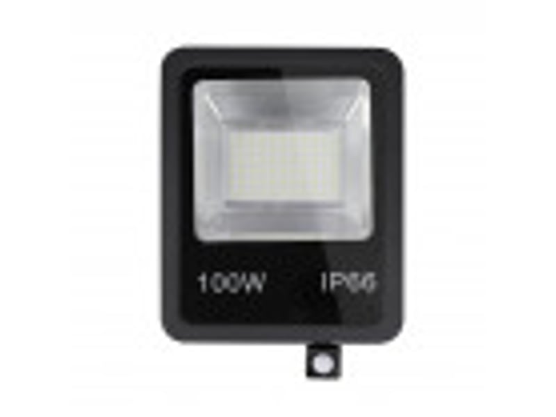  Projecteur led abrila olivino 100 w 9000 lm 6500 k noir ip66 39,5 x 28,5 x 7 cm 147781009 - Conforama B