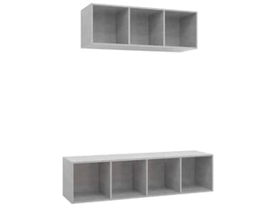 Meuble tv coloris gris 37 cm <strong></strong>  <strong></strong>