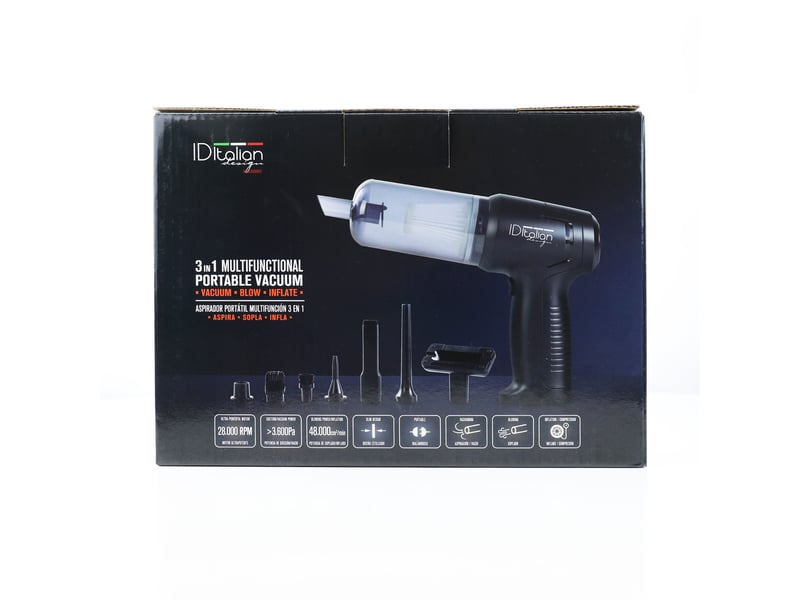  Aspirateur à Main Multifonction 3 en 1 - Aspiration, Soufflage &amp; Gonflage Ultra-Puissant  - Conforama B