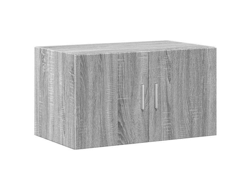  Buffet - armoire de rangement sonoma gris 70x42,5x225 cm  - Conforama D