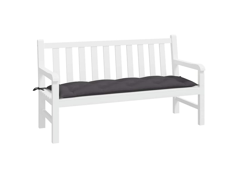  Coussin de banc de jardin, coussin d'assise anthracite 150x50x7 cm tissu oxford cf52638  - Conforama C