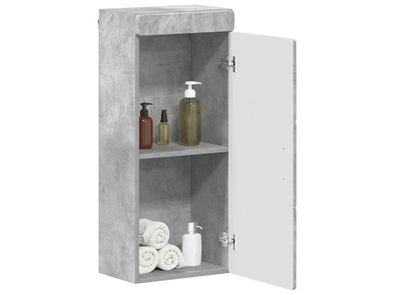  Armoire murale de salle de bain, cabinet de salle de bain tulum gris béton cf65203  - Conforama C