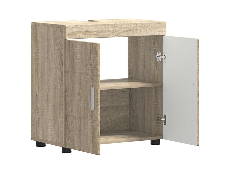 Ensemble d'armoire de salle de bain tulum chêne sonoma cf62981 - Conforama E